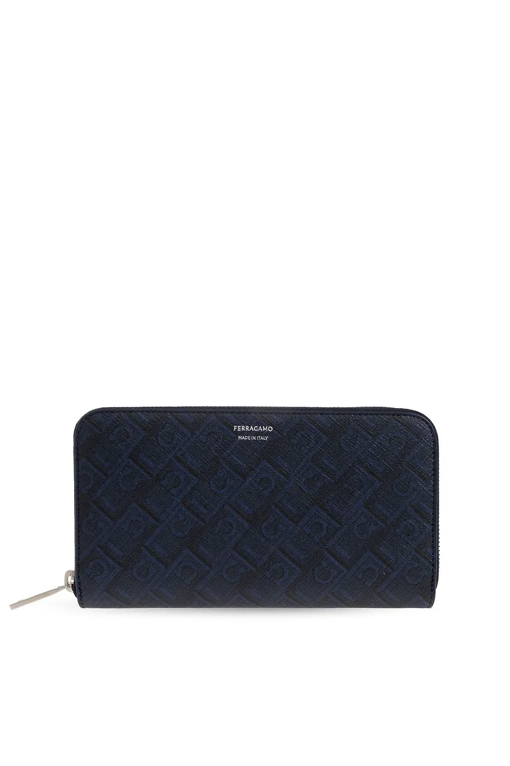 Ferragamo Monogram Zip-Around Wallet
