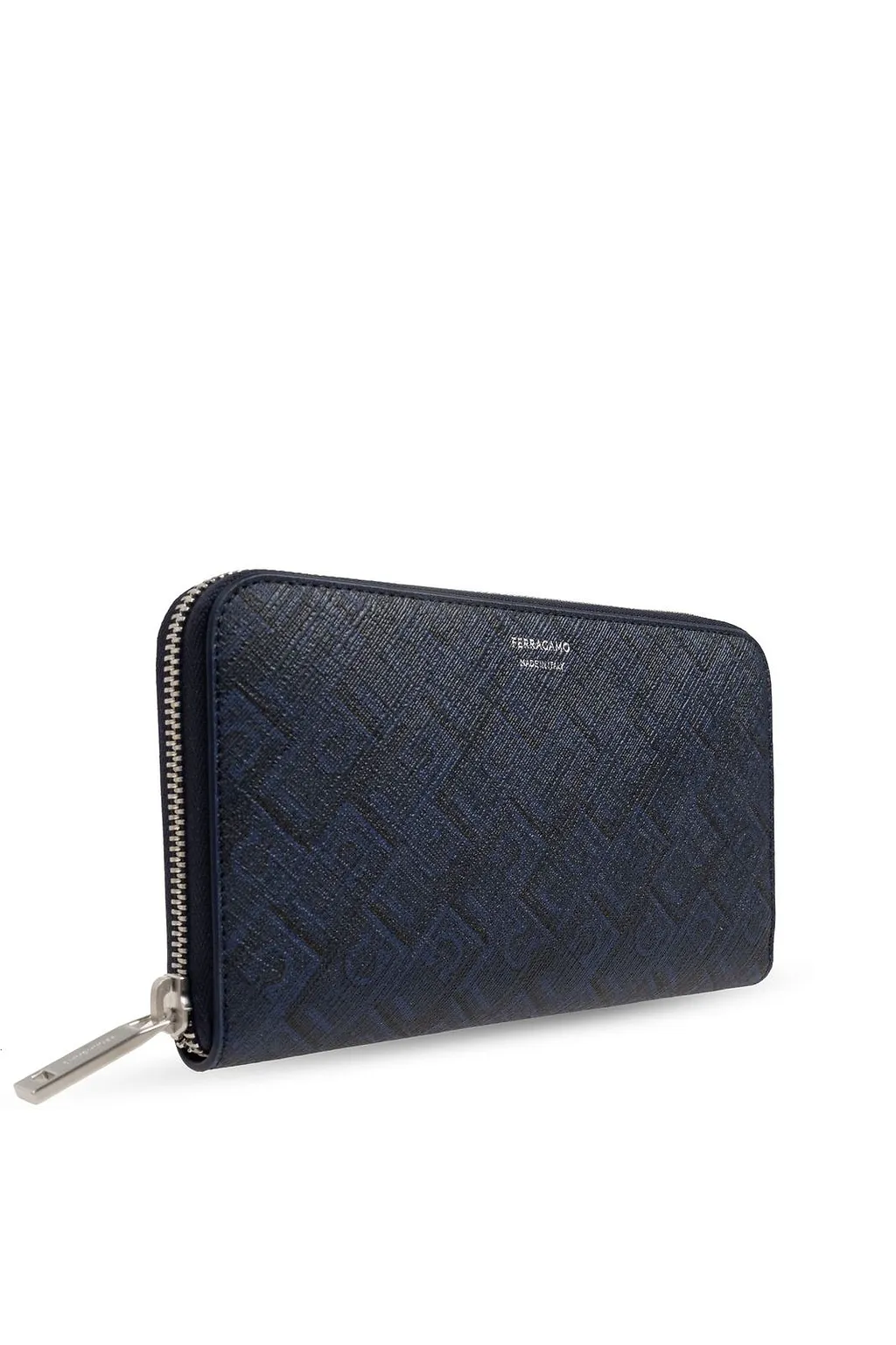 Ferragamo Monogram Zip-Around Wallet