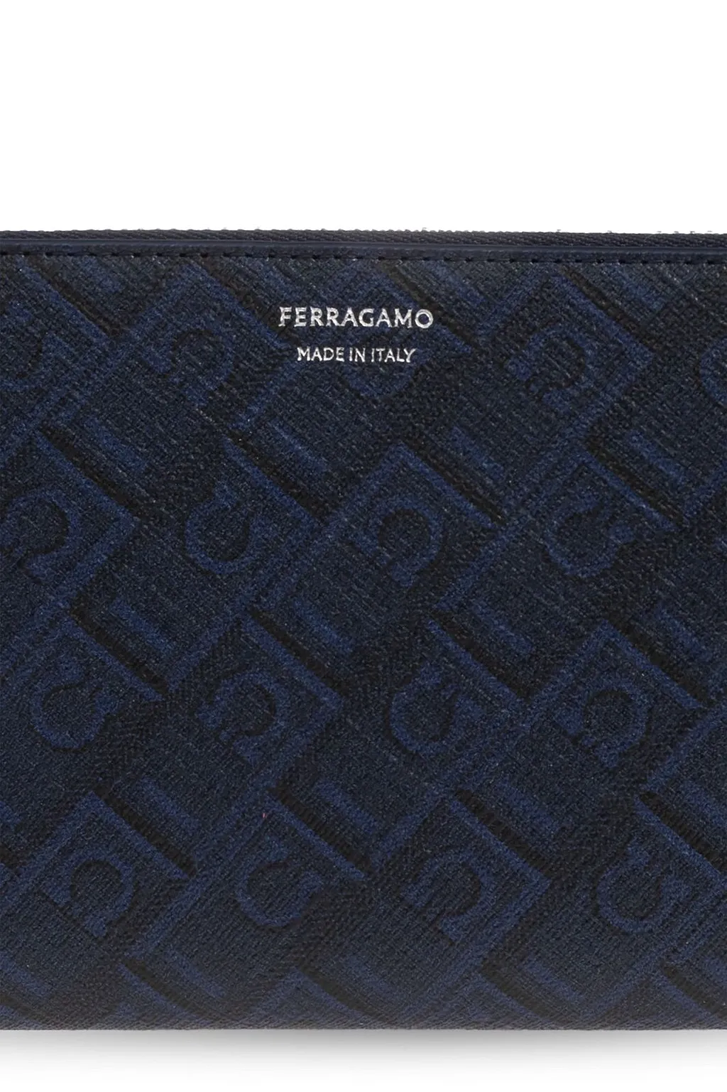 Ferragamo Monogram Zip-Around Wallet