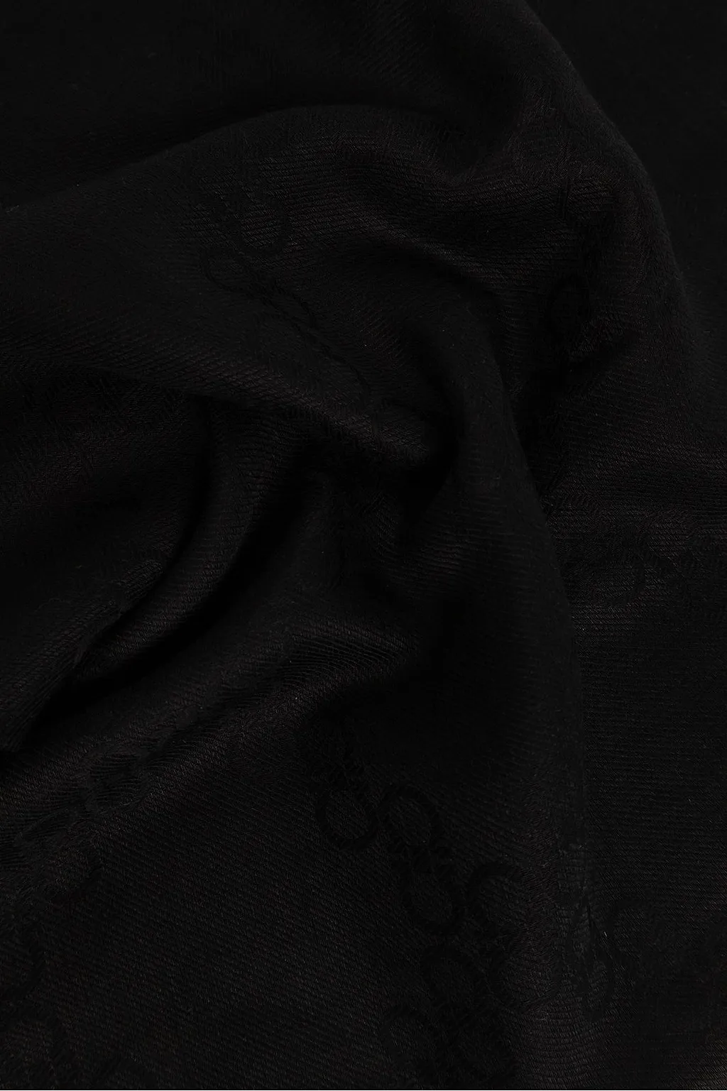 Ferragamo Monogram Fringed Scarf