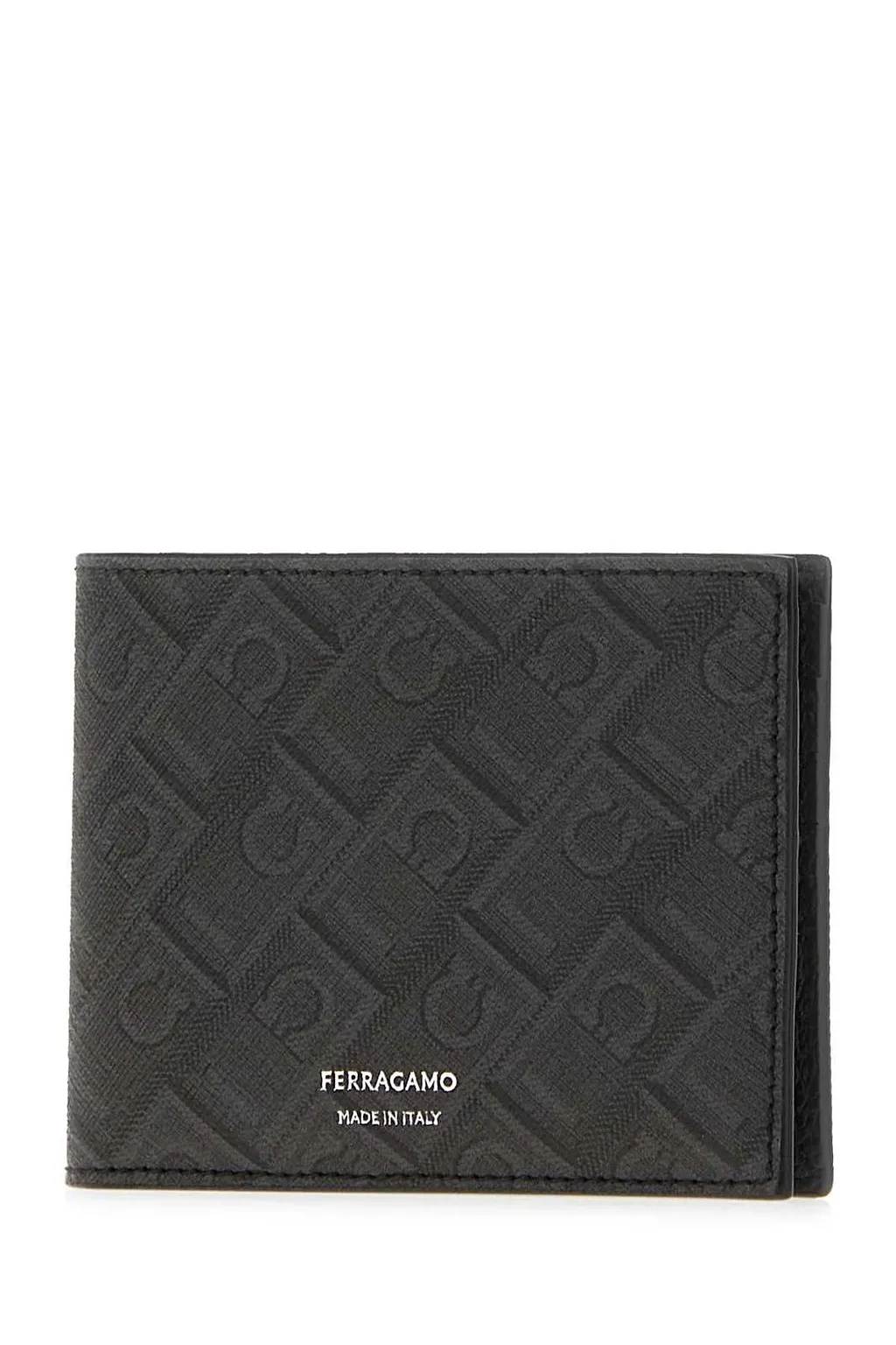 Ferragamo Monogram Printed Bi-Fold Wallet