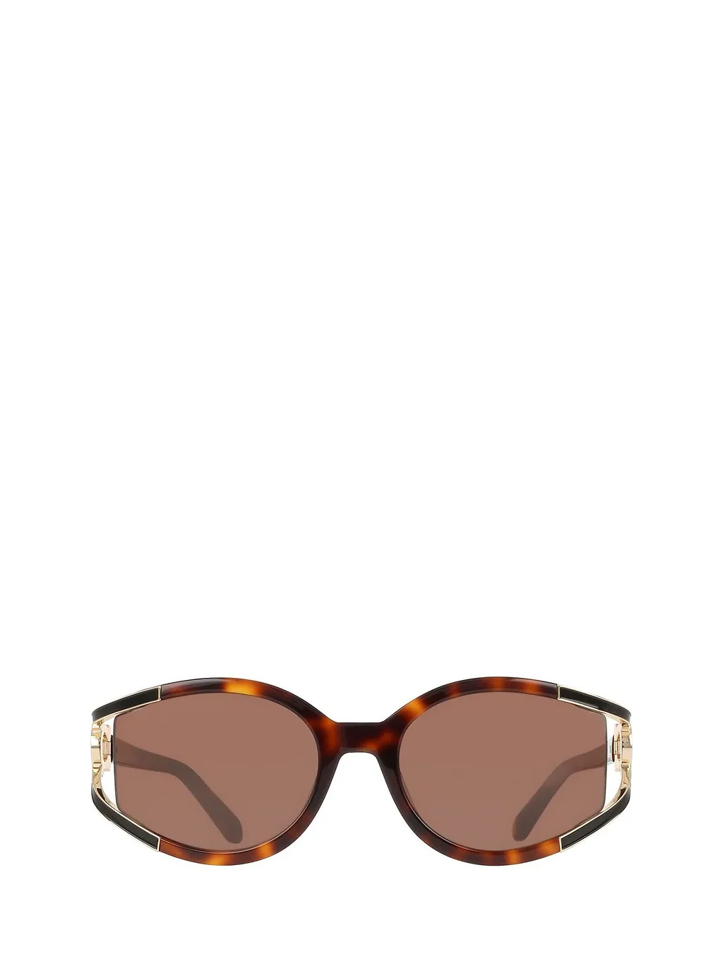 Ferragamo Eyewear Oval Frame Sunglasses
