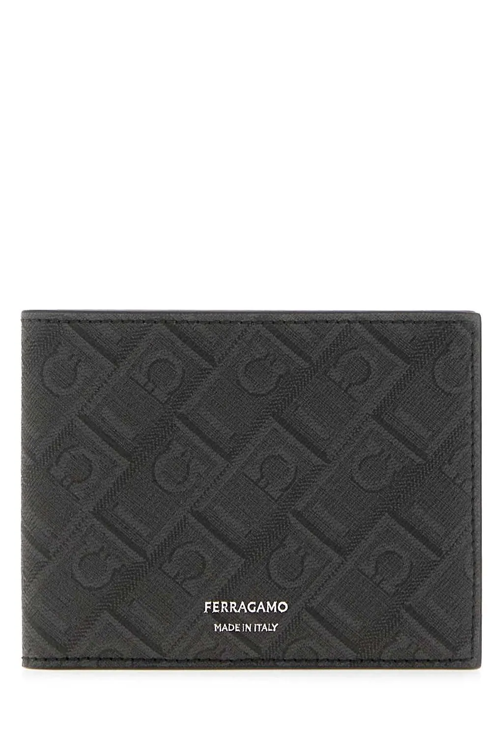 Ferragamo Monogram Printed Bi-Fold Wallet