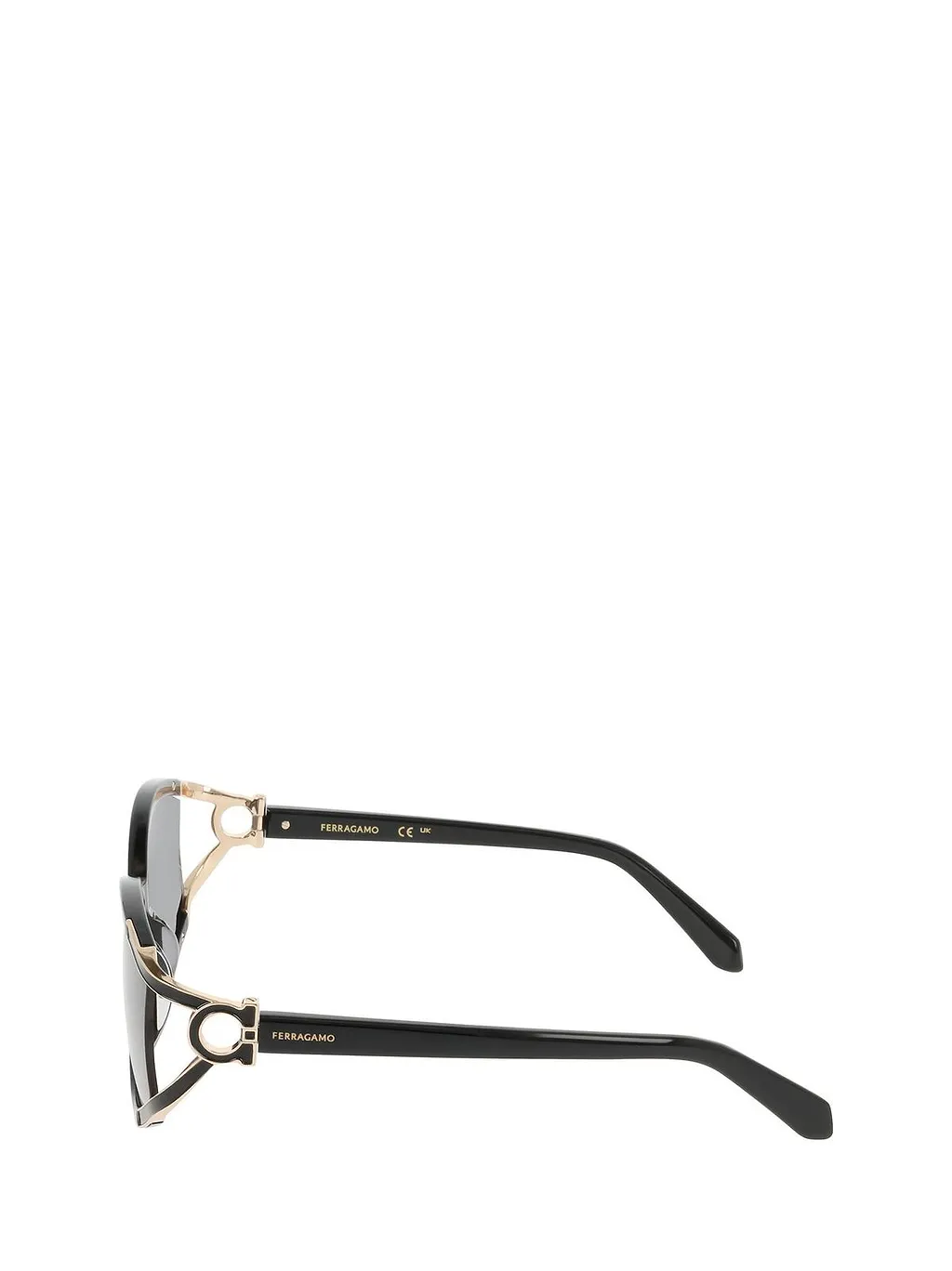 Ferragamo Eyewear Oval Frame Sunglasses