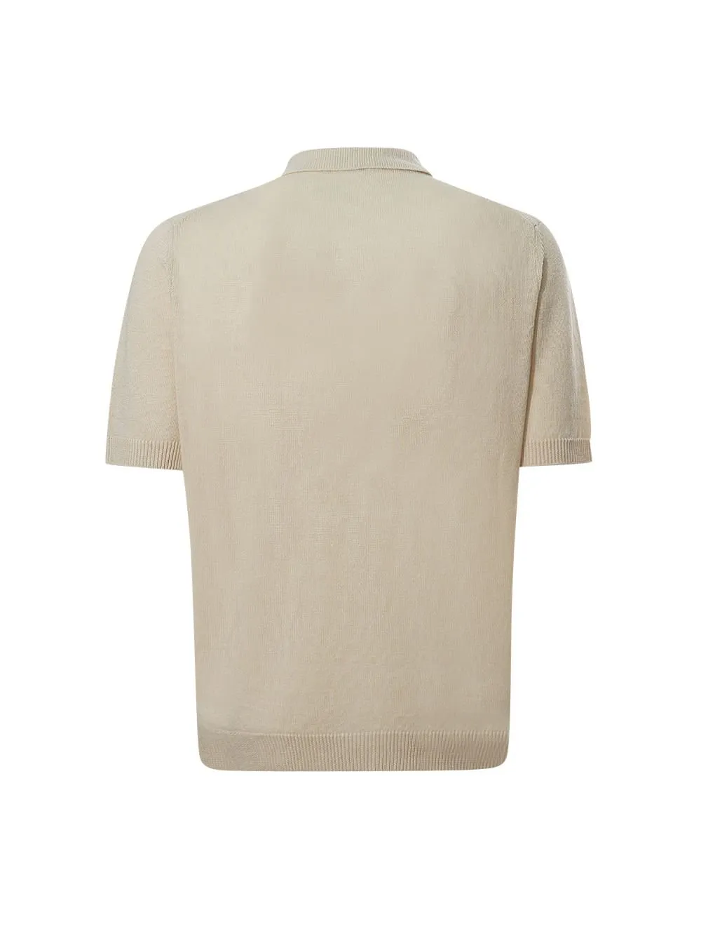 Filippo De Laurentiis Short-Sleeved Knitted Polo Shirt