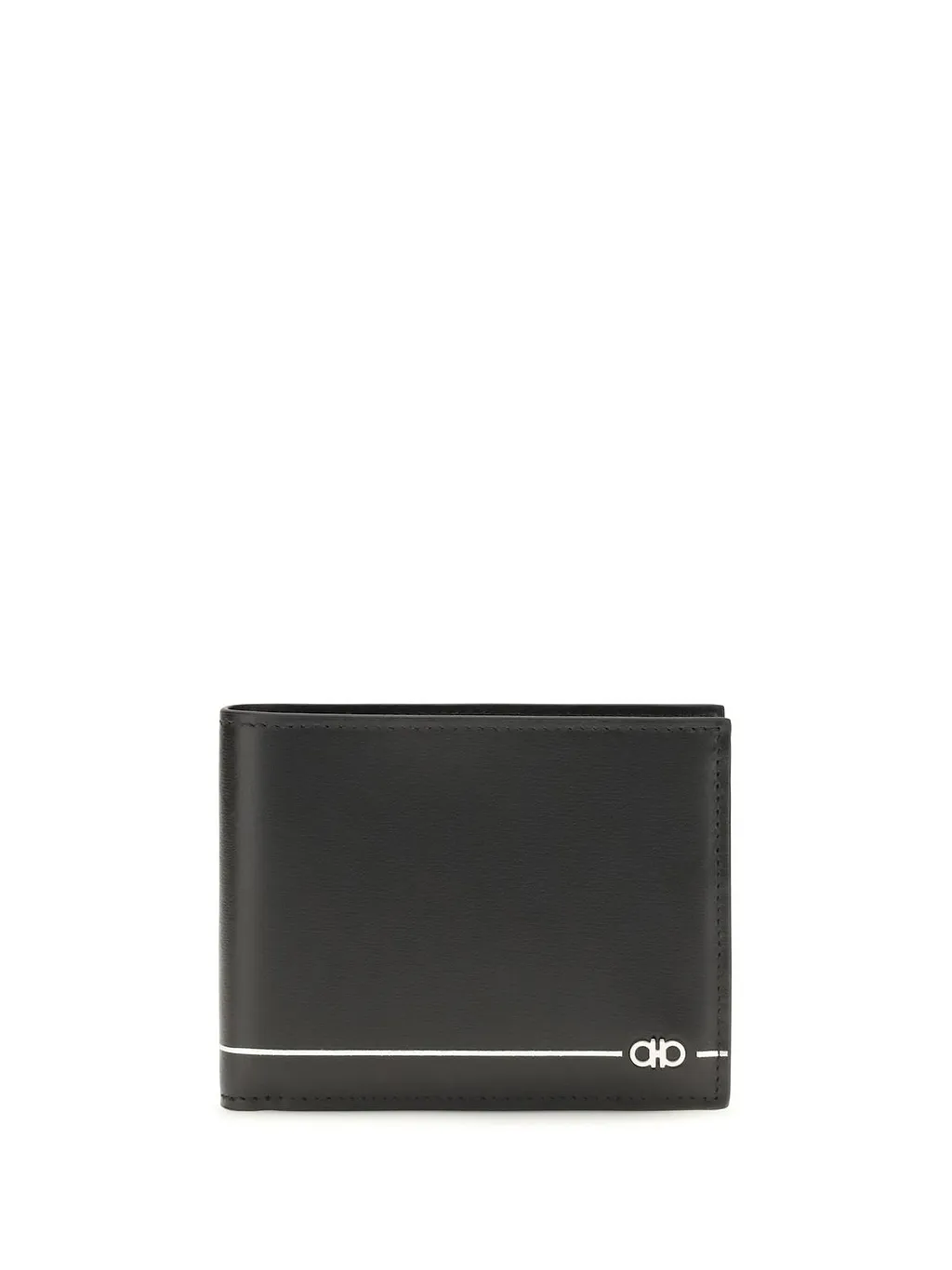 Ferragamo Stripe Logo Bifold Wallet