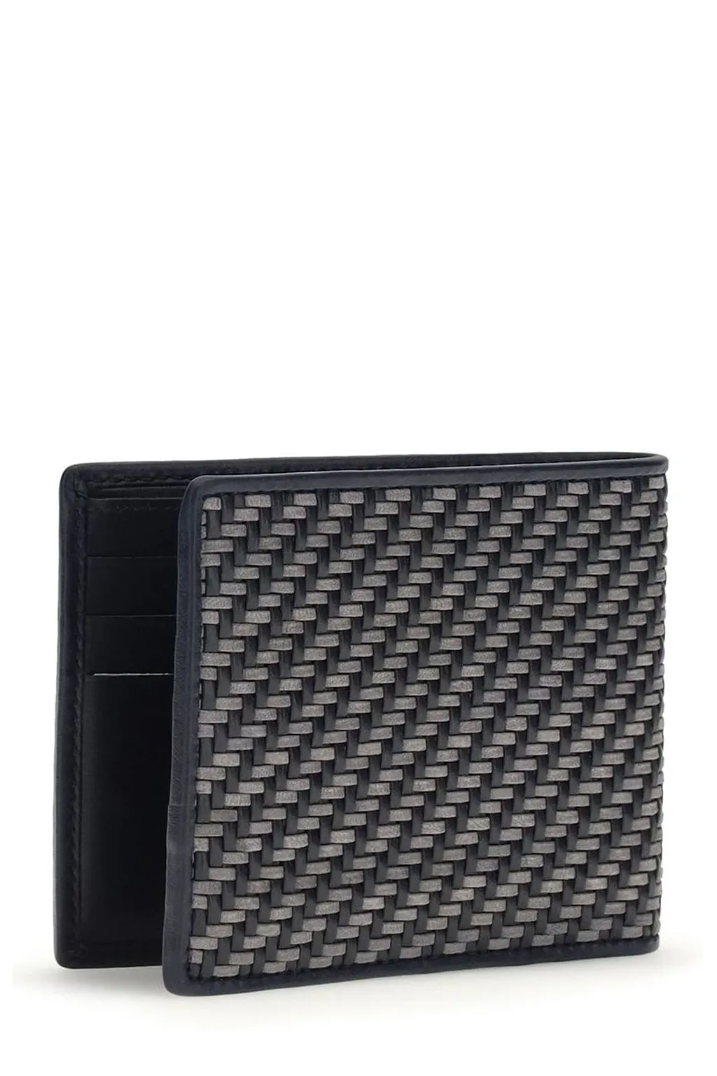 Ferragamo Thelattice Gancini Plaque Bifold Wallet