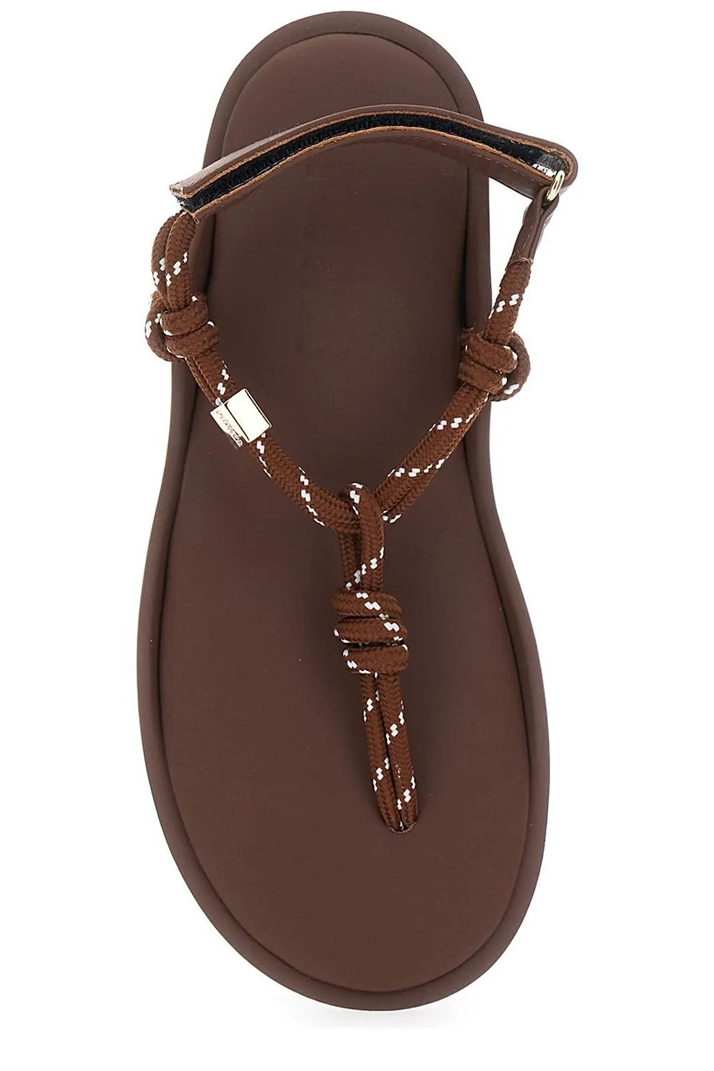 Flowze Knotted Strap Flat Sandals