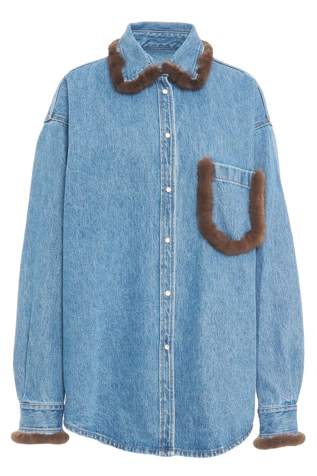 Forte Dei Marmi Couture Buttoned Denim Jacket