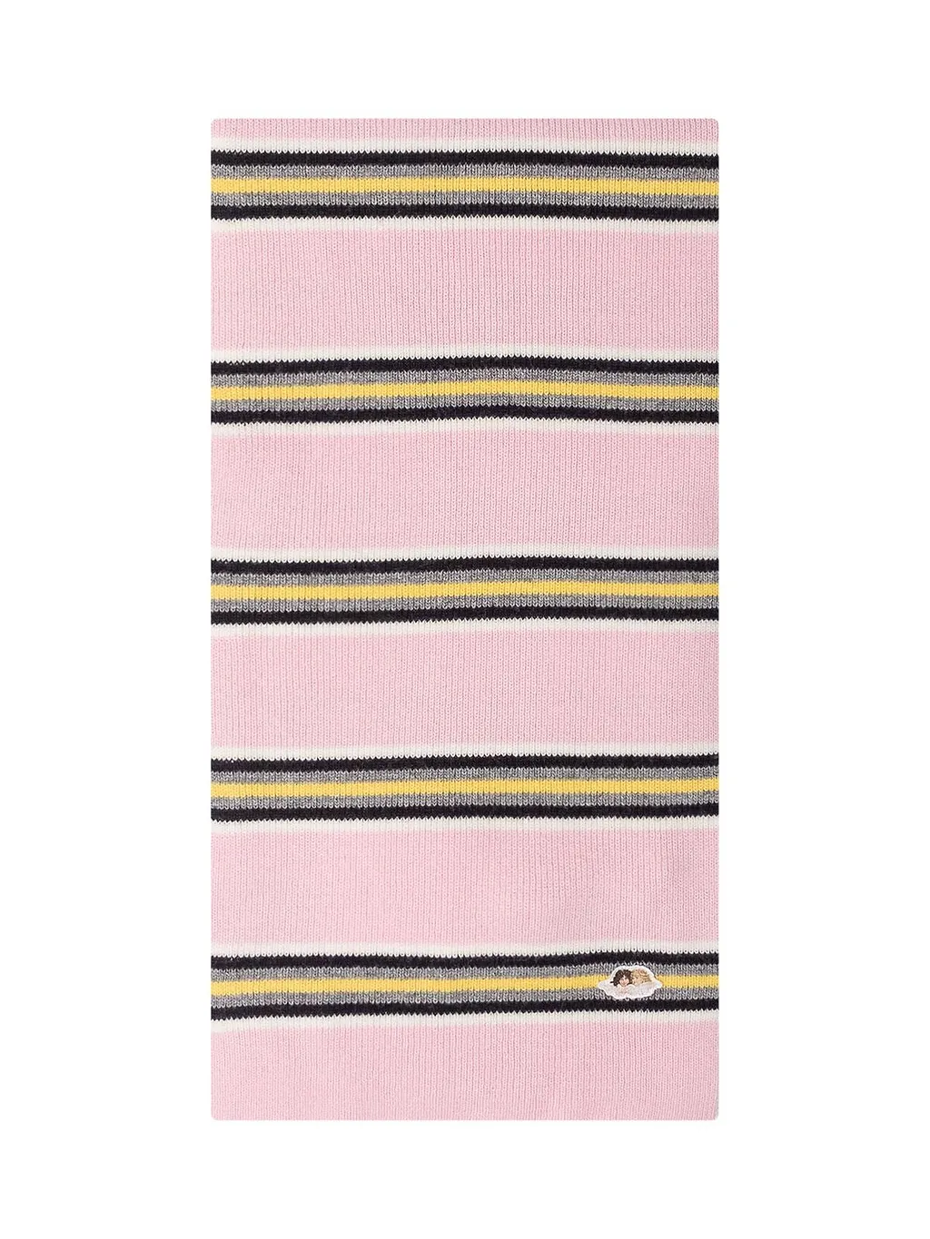 Angel Patch Striped Scarf