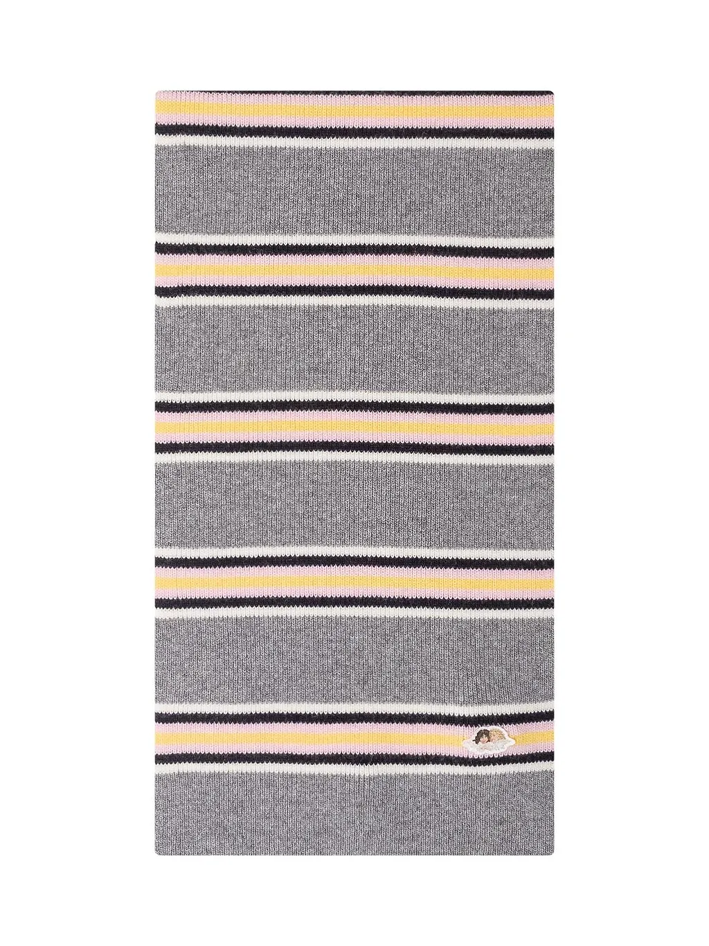 Angel Patch Striped Scarf