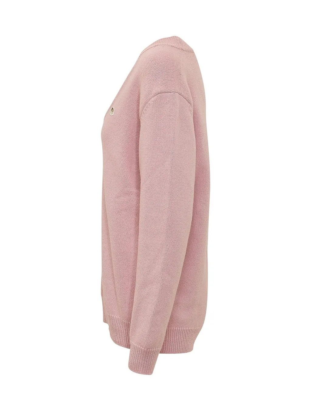 Angel Patch V-Neck Knitted Sweater