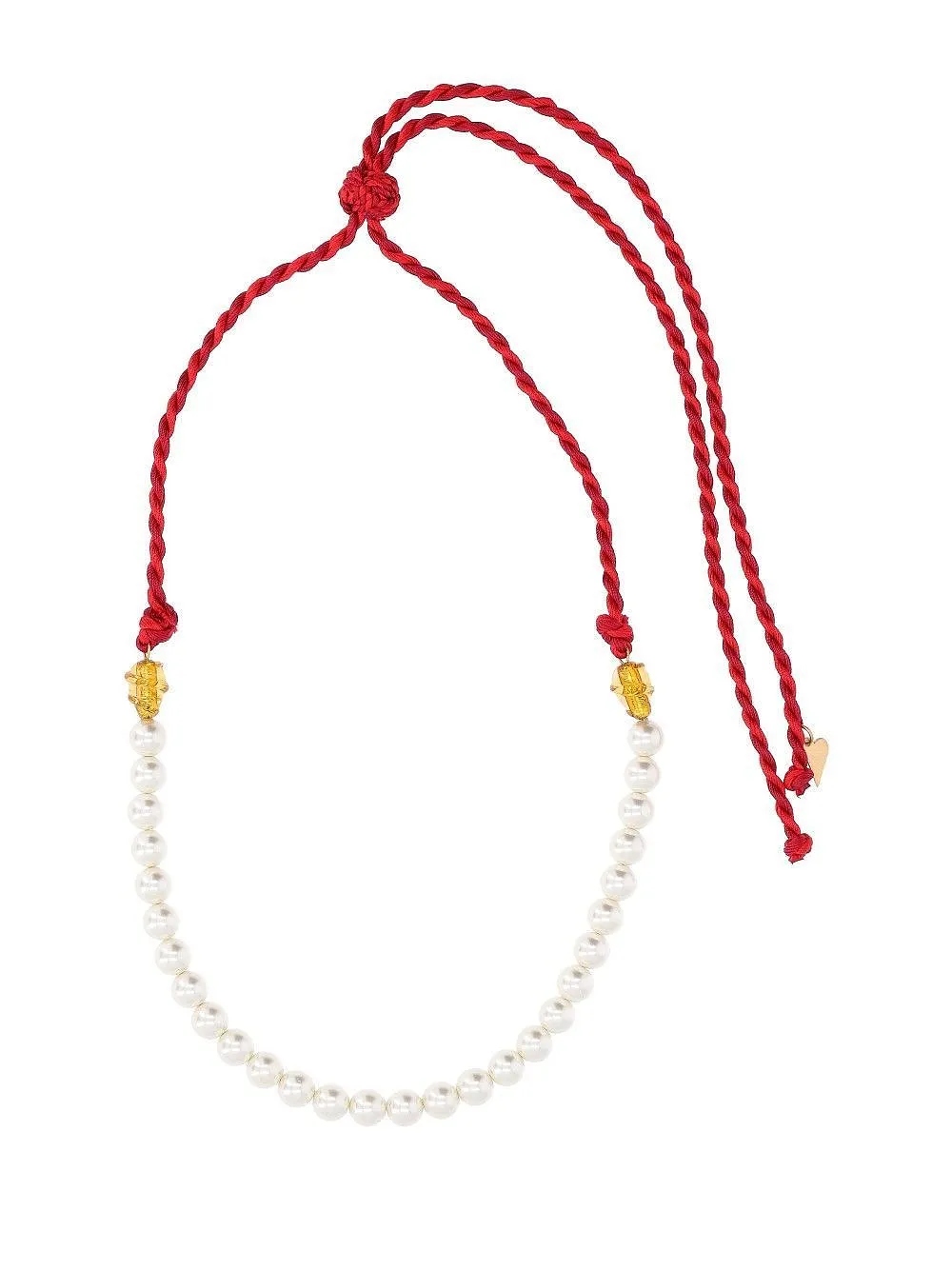 Braided Bead Rope Necklace