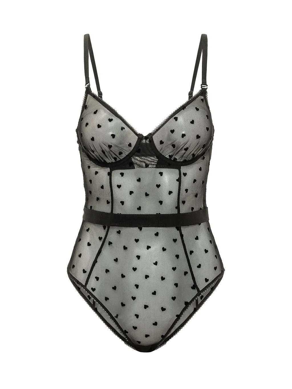 Heart Mesh Bodysuit