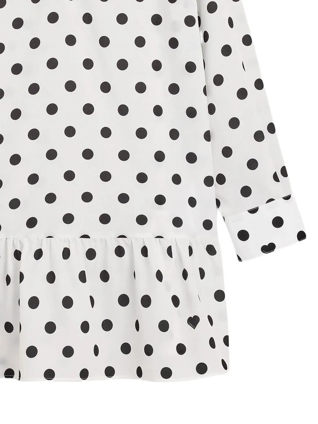 Fiorucci Polka Dot Ruffle Hem Dress
