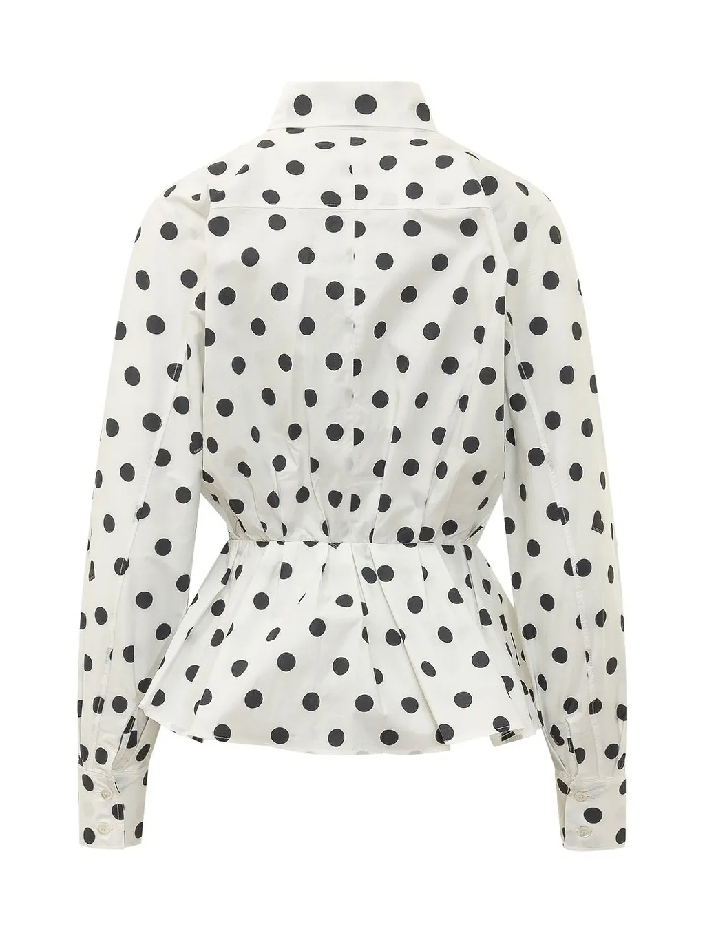 Fiorucci Polka Dot Peplum Shirt