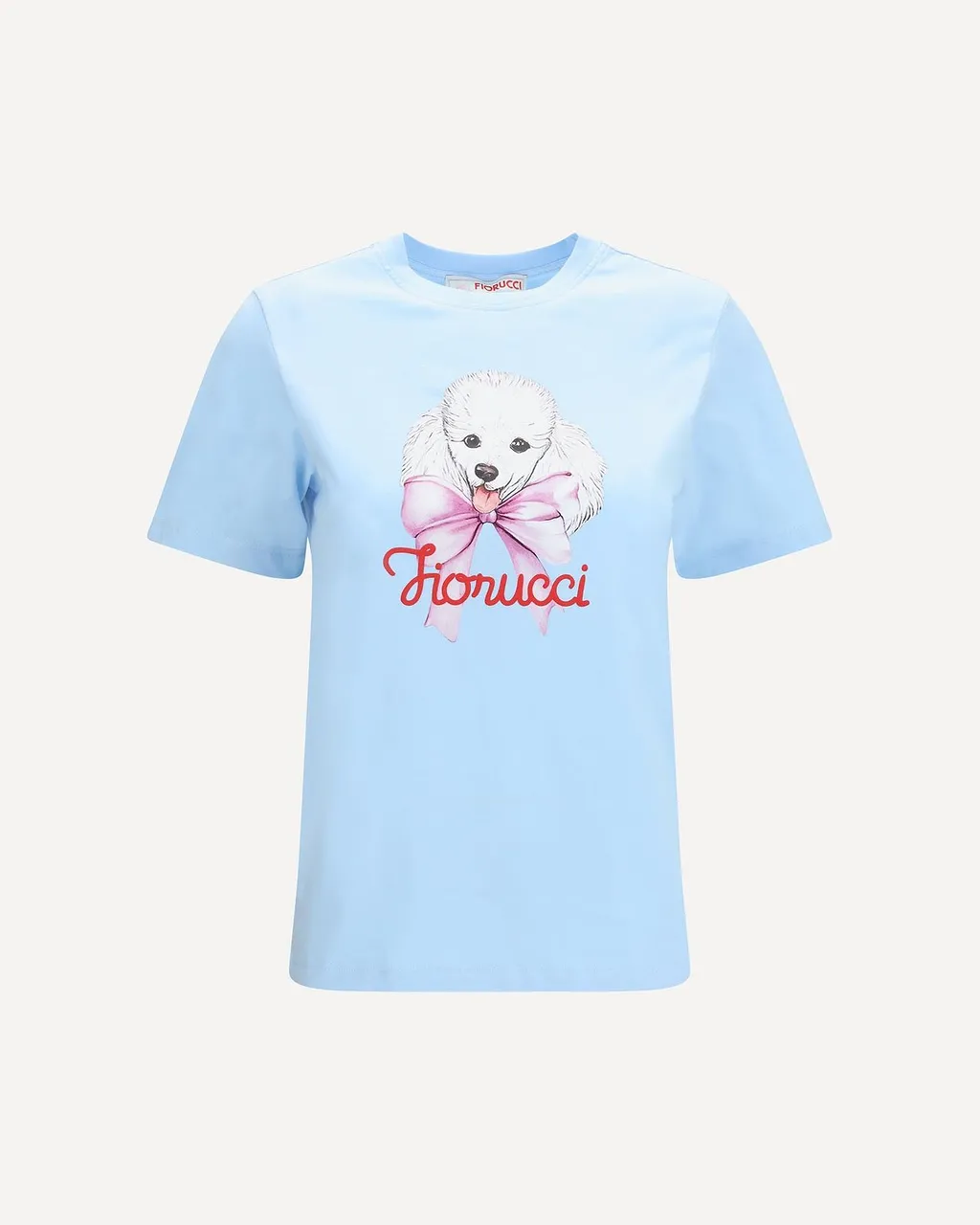 Fiorucci Poodle Logo Print T-Shirt