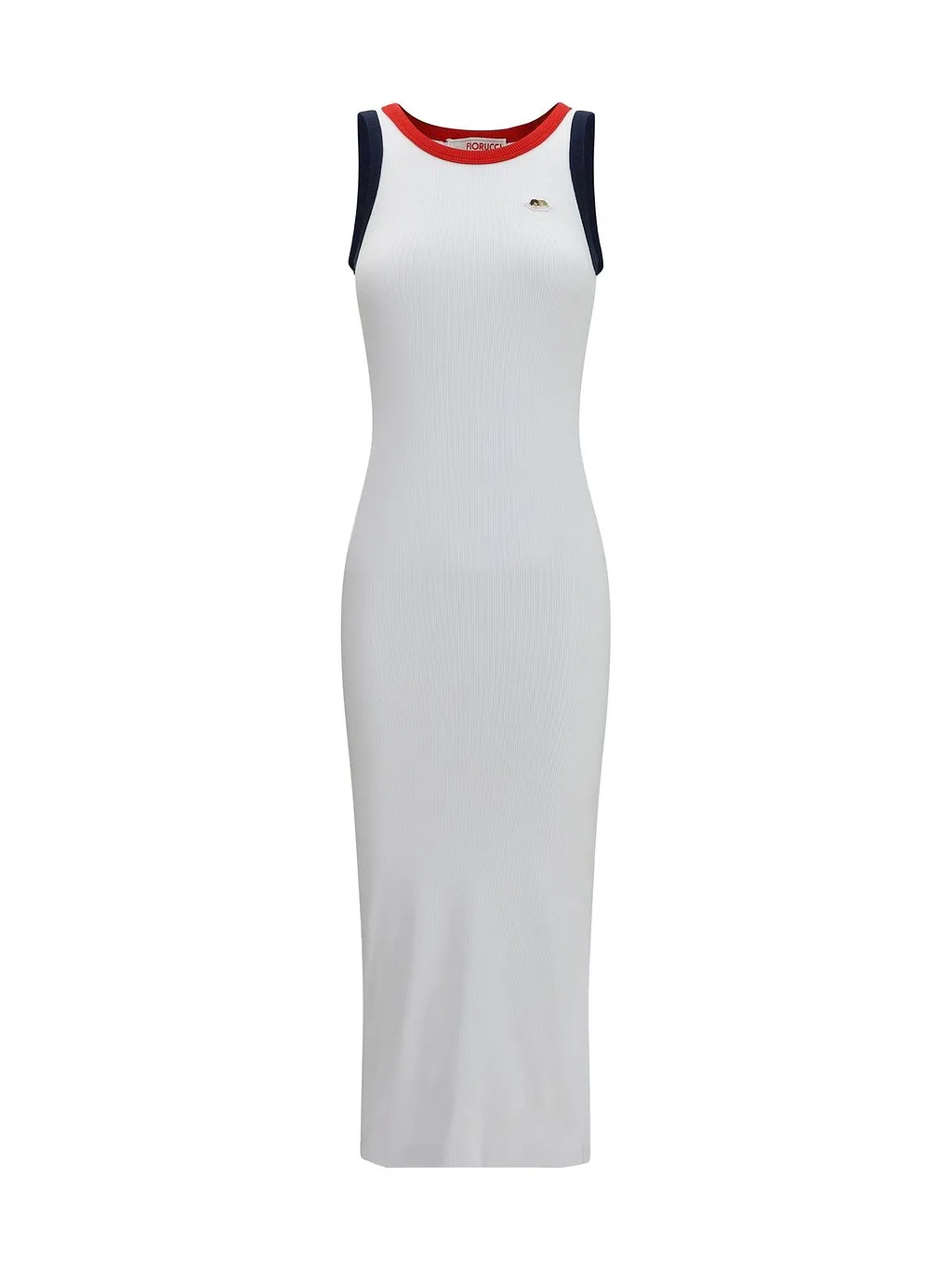 Fiorucci Ribbed Logo Midi Knitted Dress