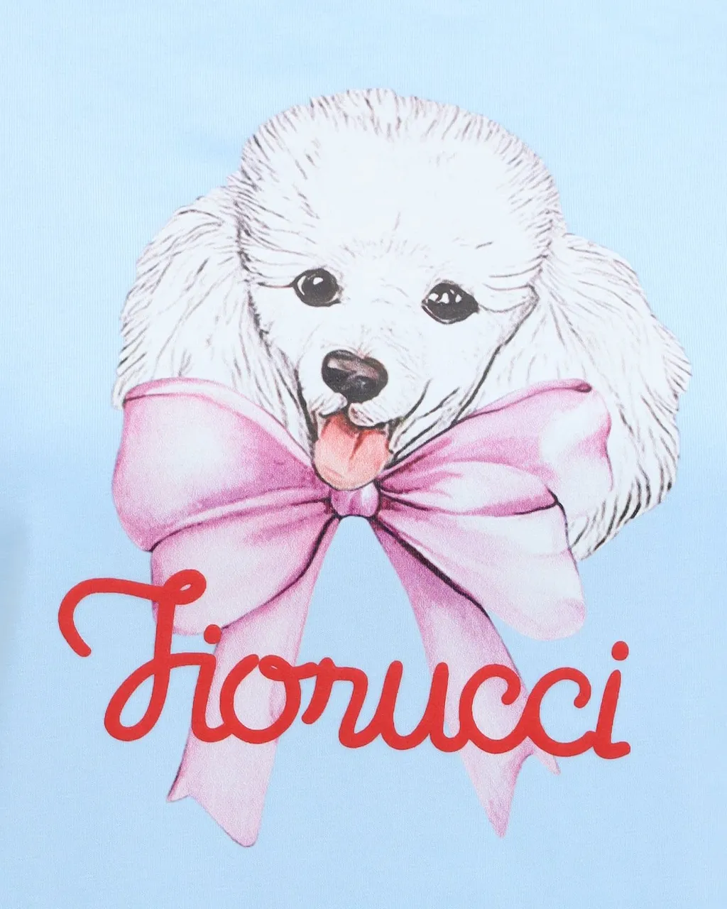 Fiorucci Poodle Logo Print T-Shirt