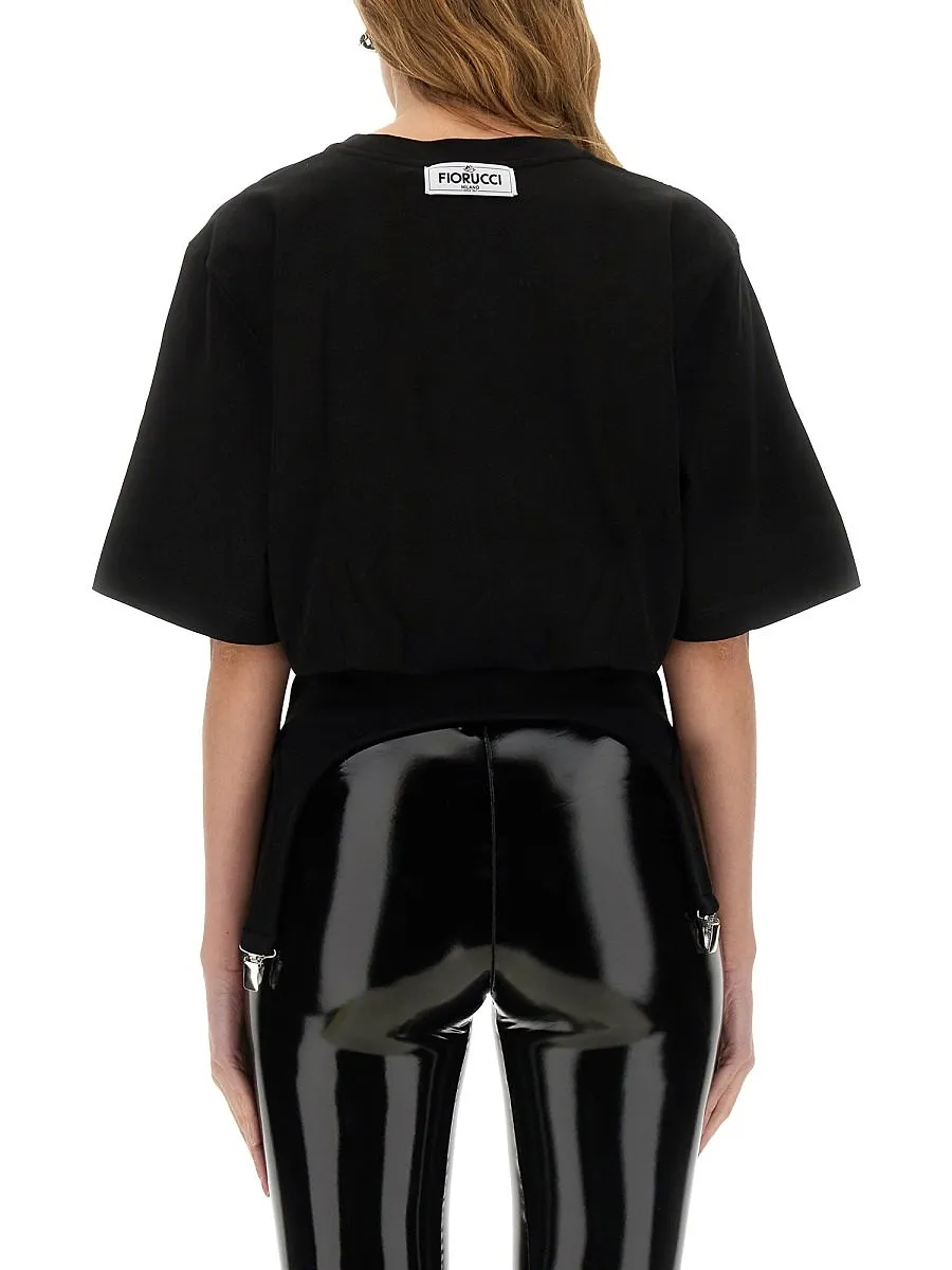 Fiorucci T-Shirt With Strap Detail