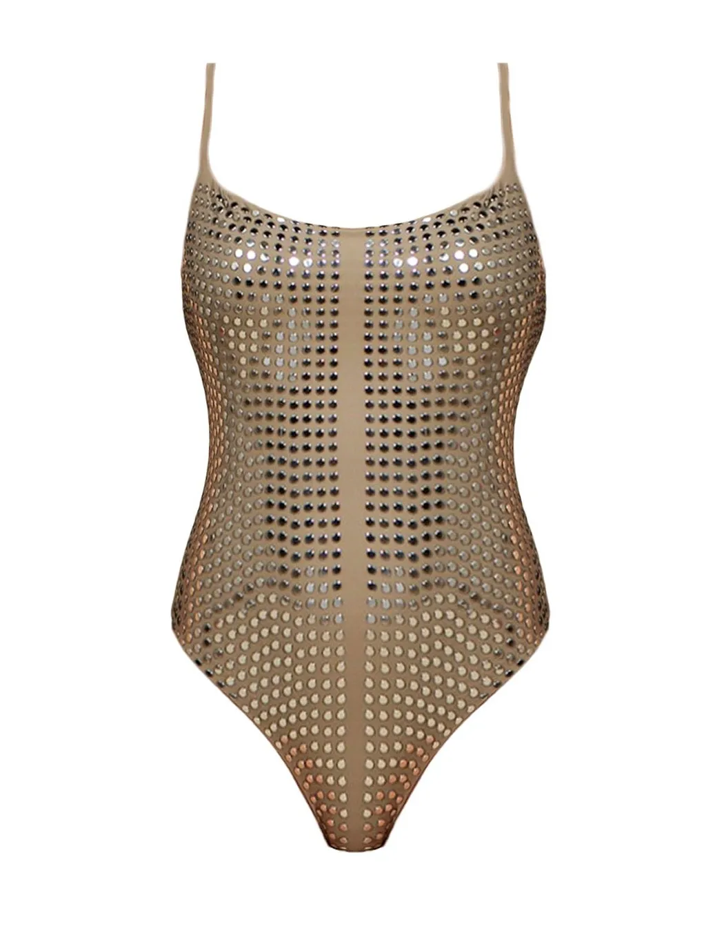 Studded One-Piece Beachwear