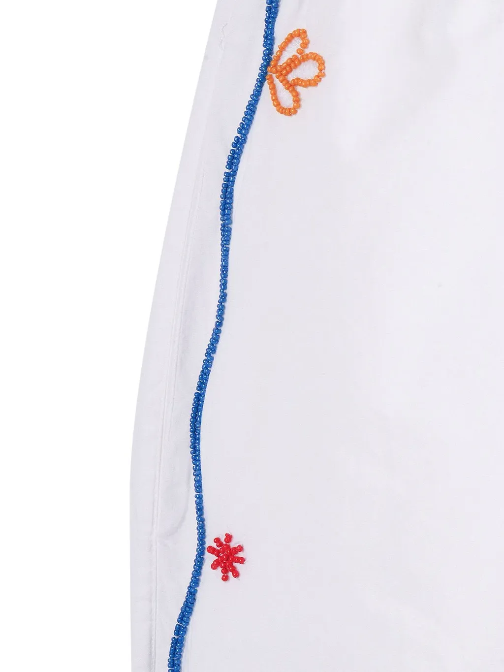 Forte Forte Floral-Embroidered Drawstring Trousers
