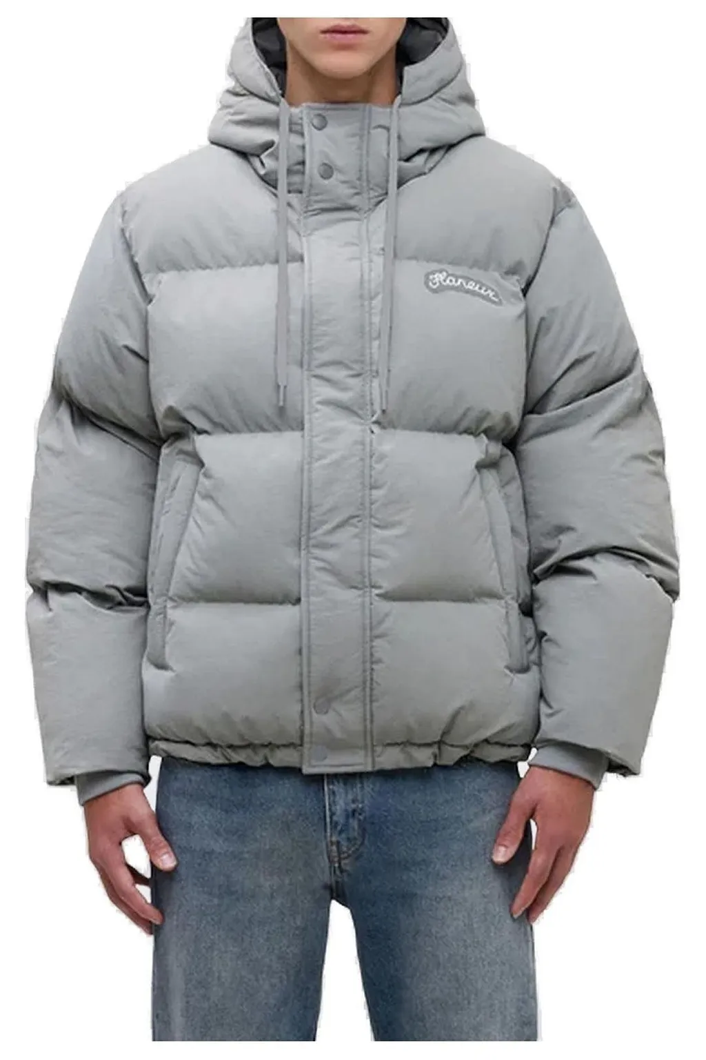 FlÂNeur Drawstring High Neck Padded Jacket