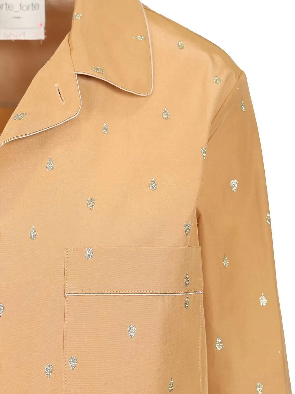 Forte Forte Glitter Taffetas Pyjama Shirt