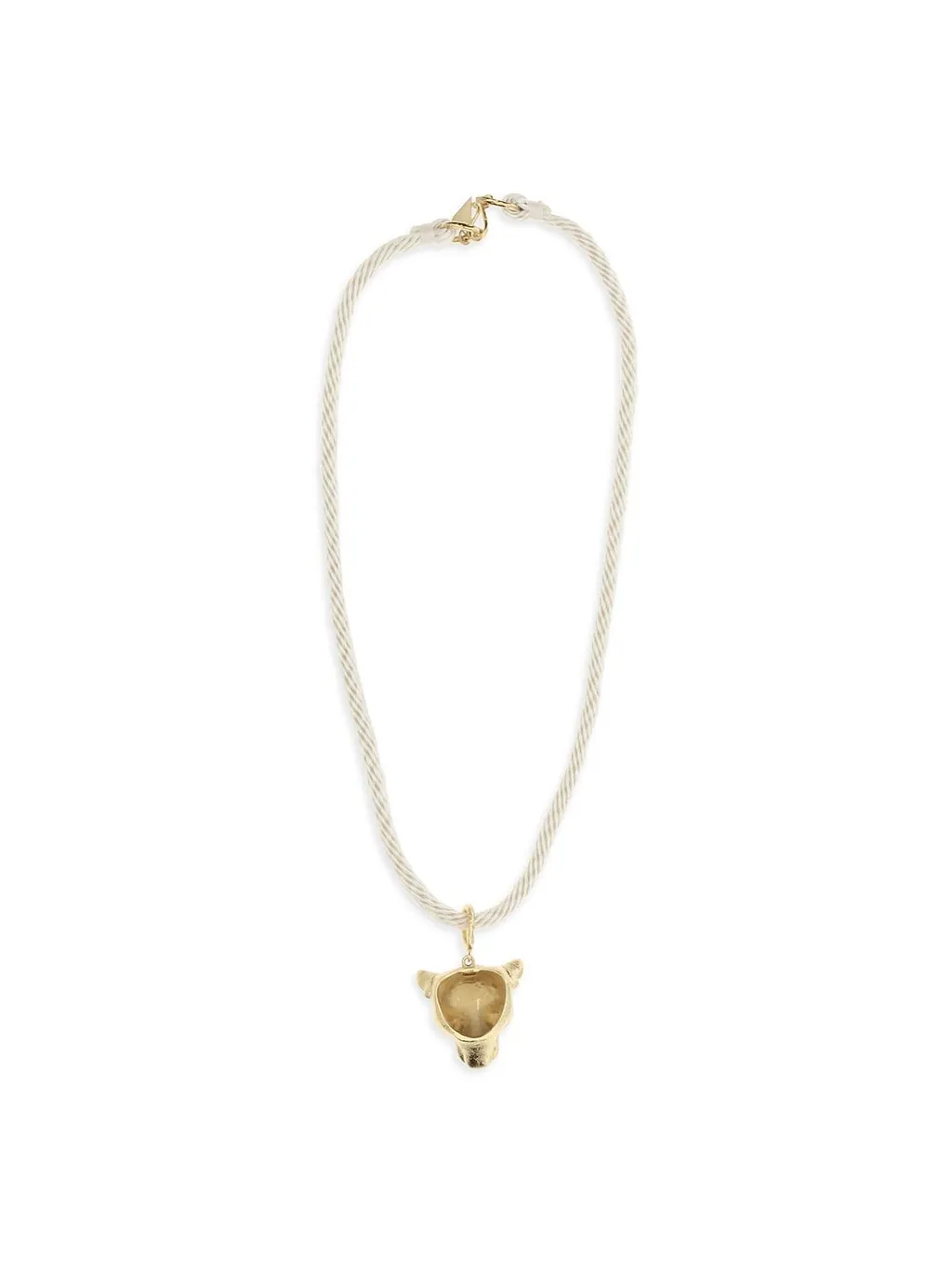 Sculpture Puma Pendant Necklace