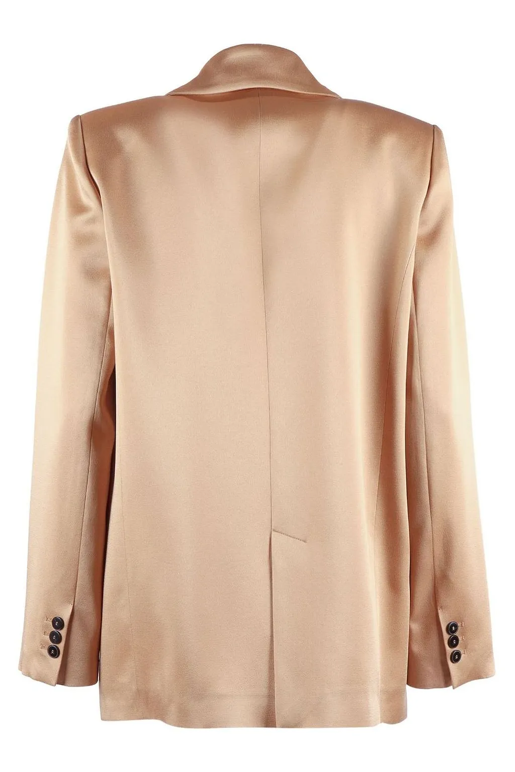 Forte Forte Single-Breasted Satin Blazer