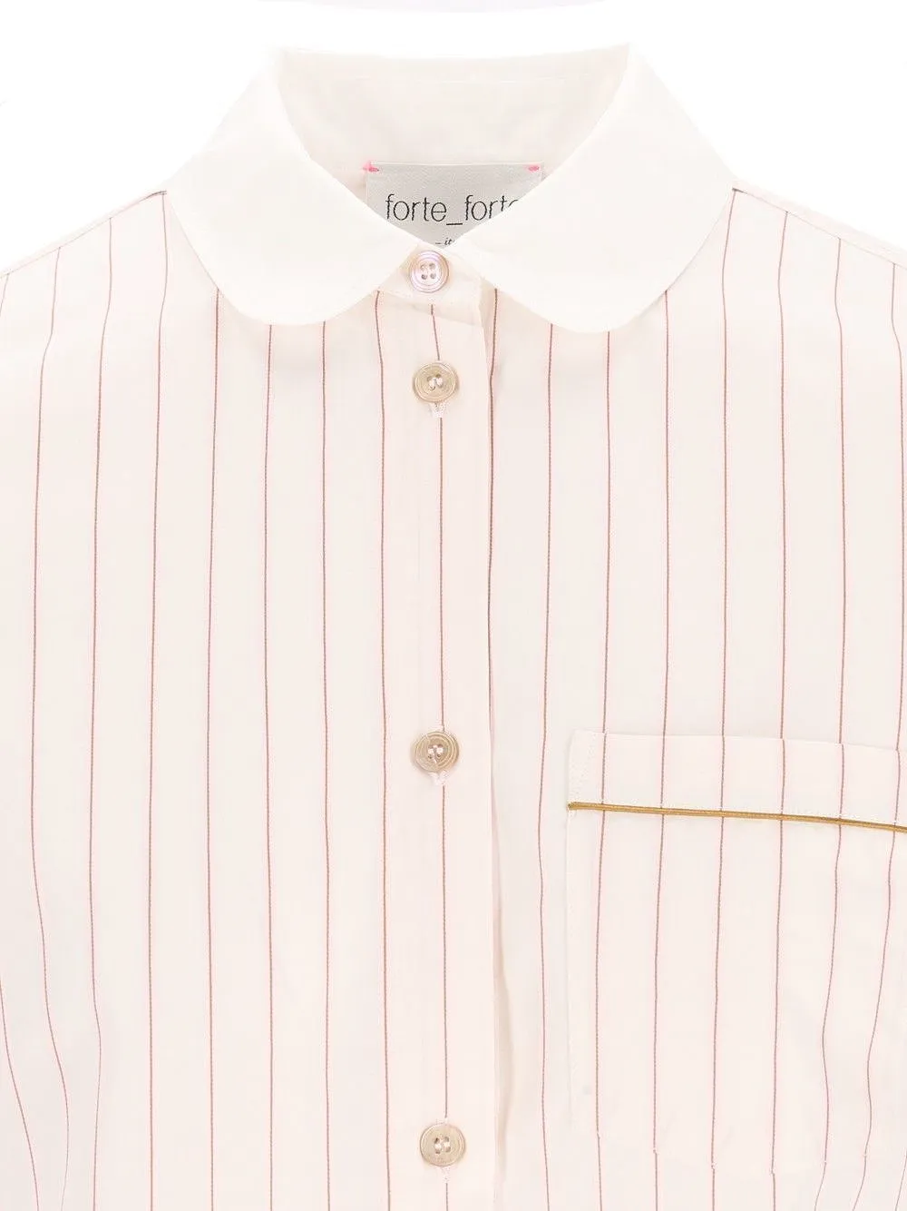Forte Stripe Club Collar Shirt