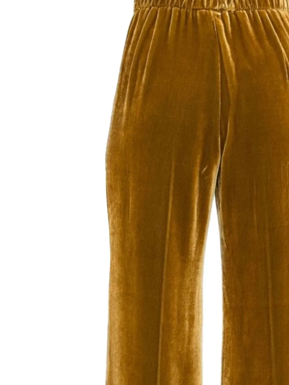 Forte Forte Wide-Leg Velvet Pants