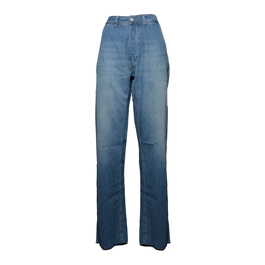 Logo Patch Straight-Leg Jeans
