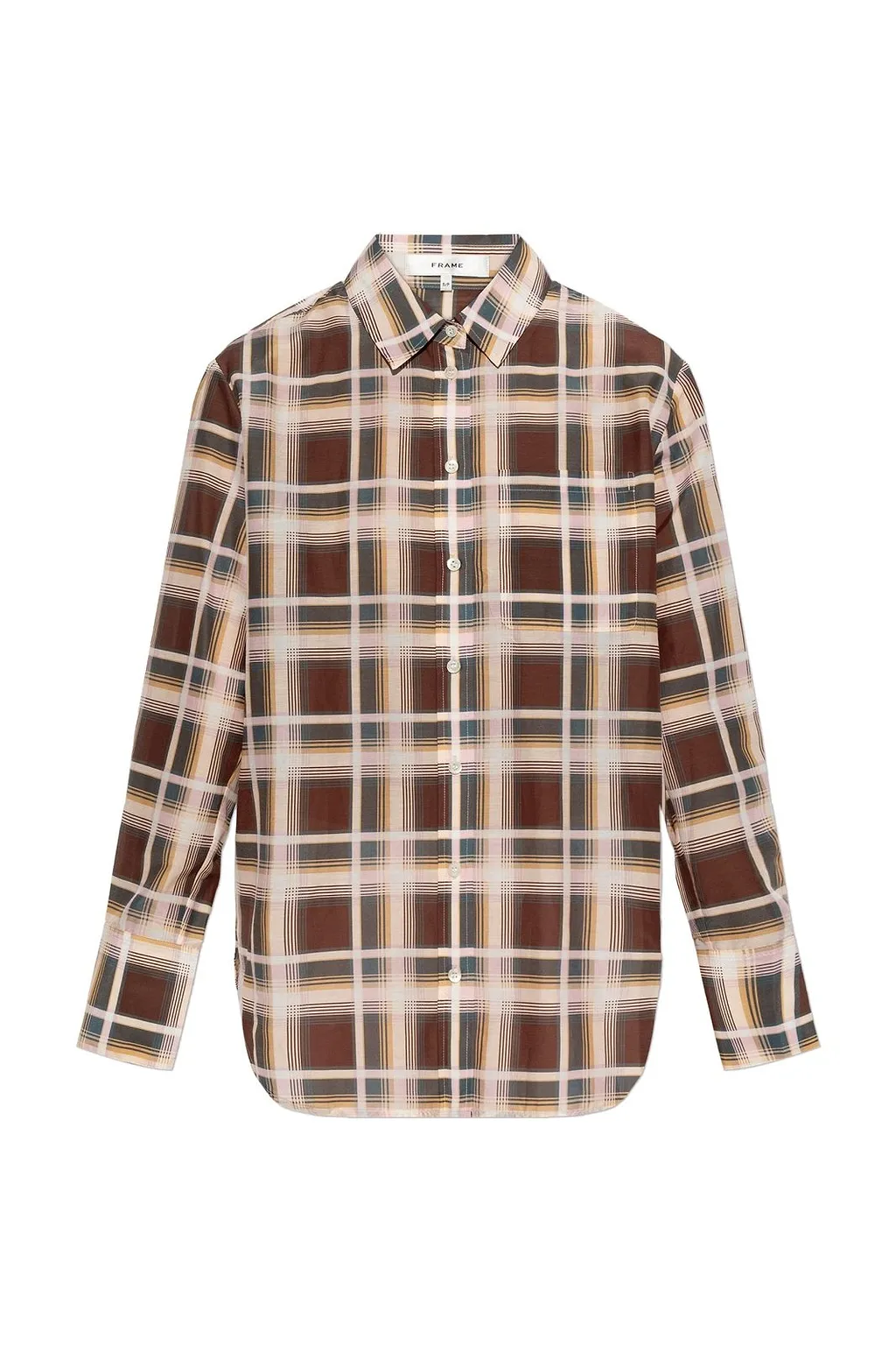 Frame Oversized Checked Shirt