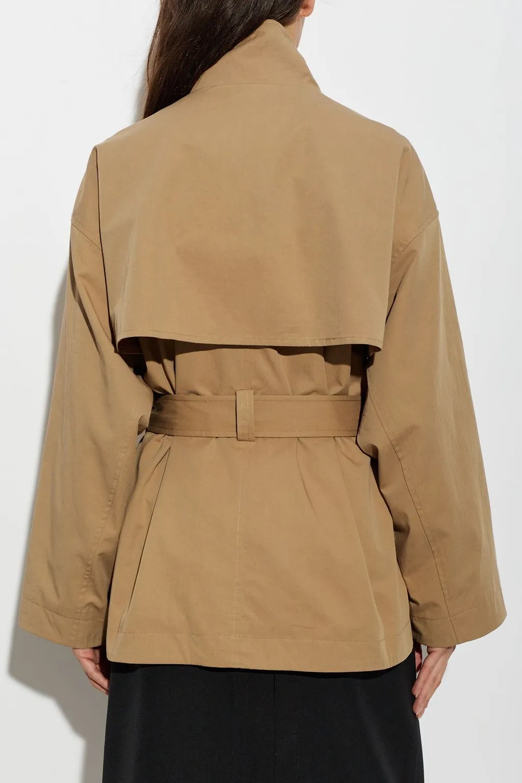 Frame Short Belted Trench Coat
