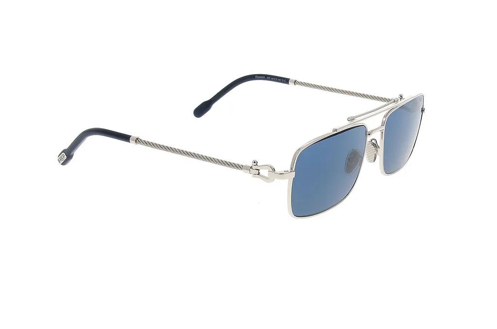 Fred Rectangular Metal Sunglasses
