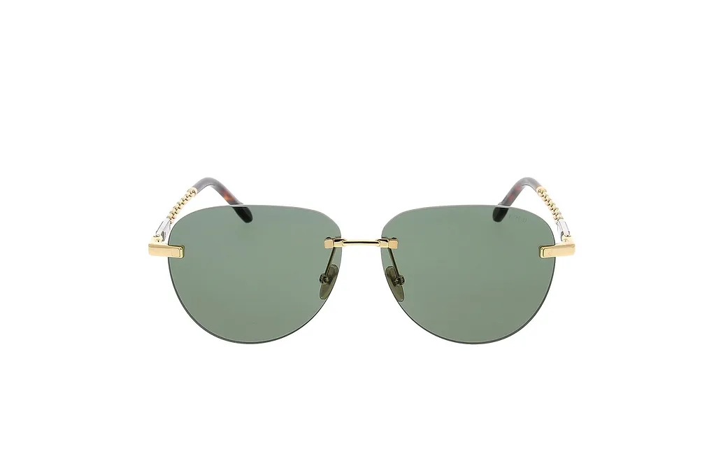 Fred Rimless Frame Sunglasses
