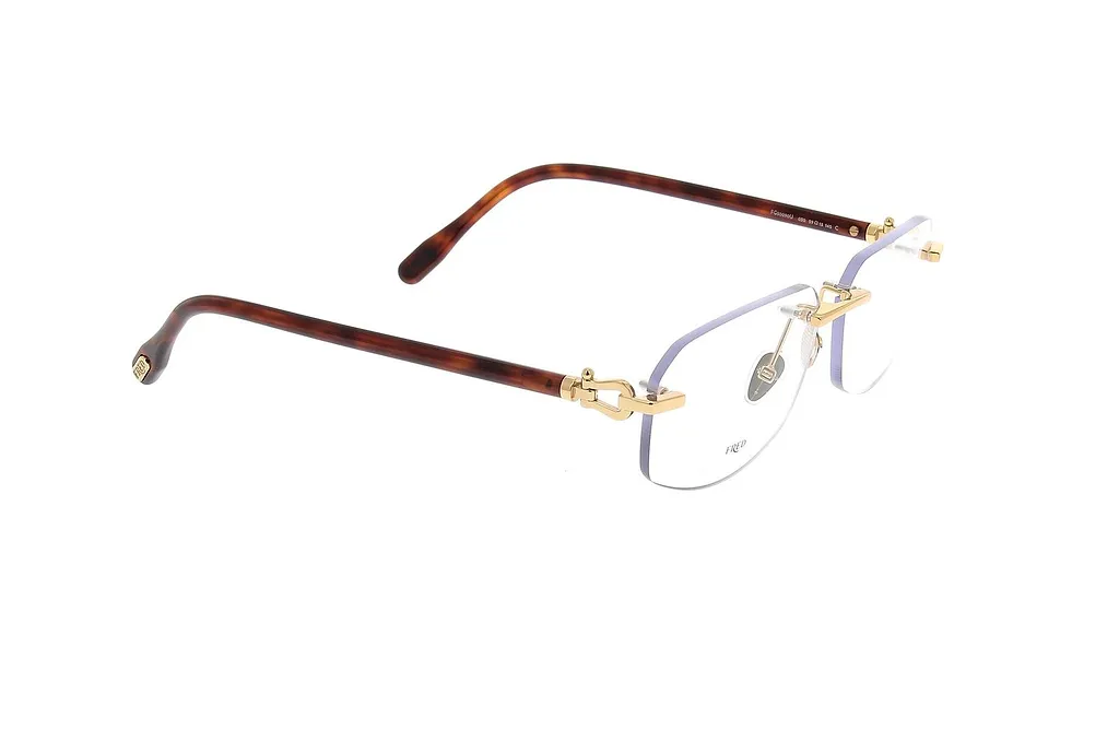 Fred Rimless Rectangular Glasses