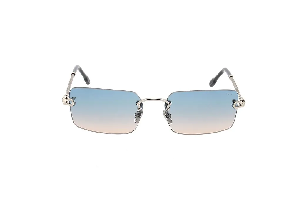 Fred Rimless Rectangular Sunglasses