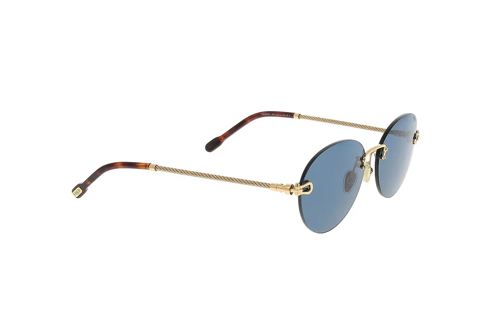 Fred Rimless Round Sunglasses