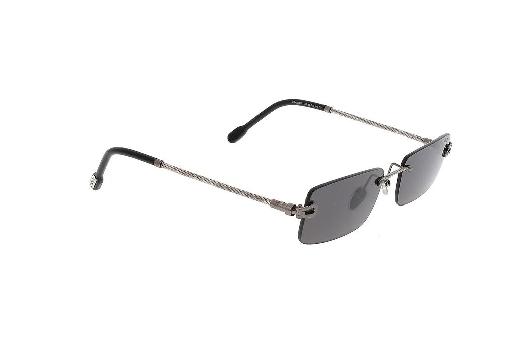 Fred Rimless Rectangular Sunglasses