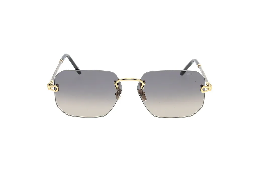 Fred Rimless Square Sunglasses