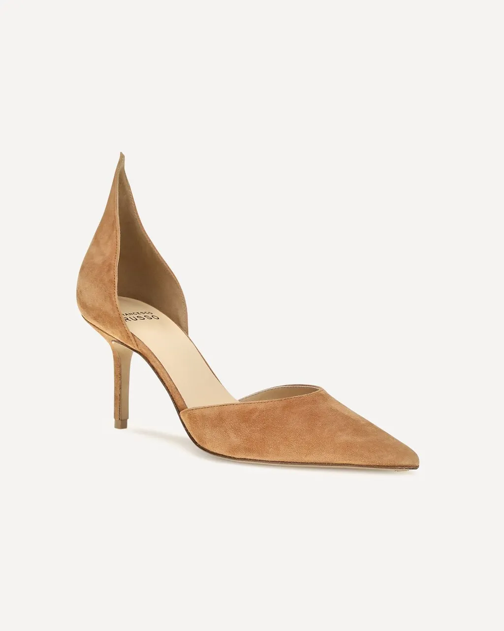 Francesco Russo D'orsay Flame Heeled Pumps