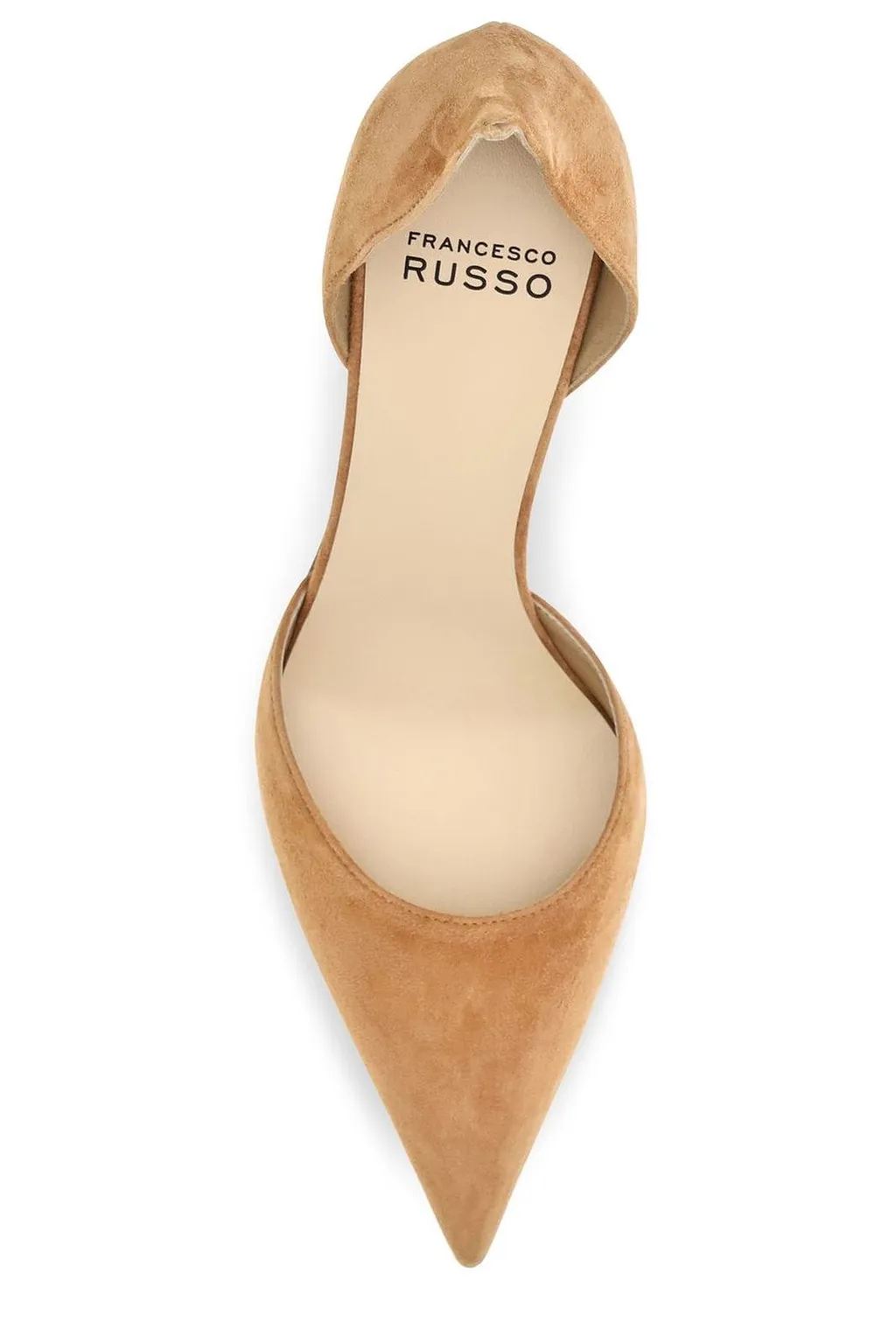Francesco Russo D'orsay Flame Heeled Pumps