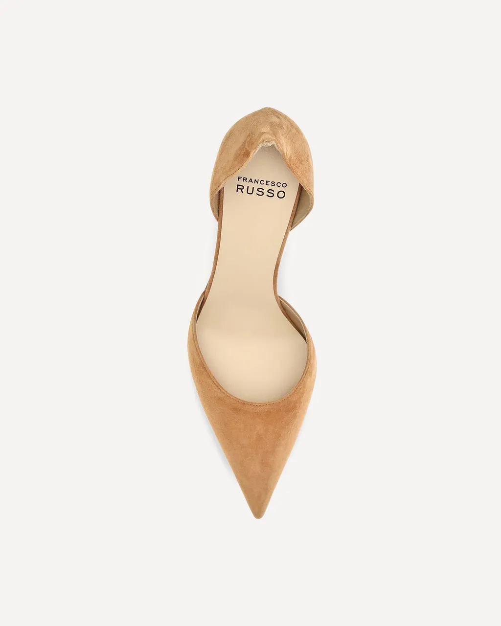 Francesco Russo D'orsay Flame Heeled Pumps