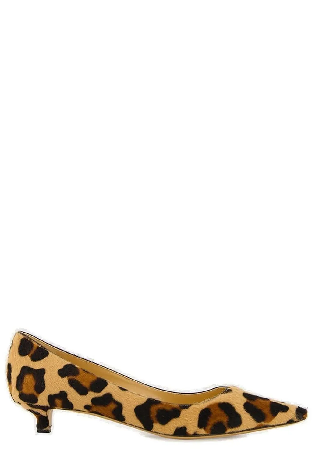 Francesco Russo Leopard Printed Pumps