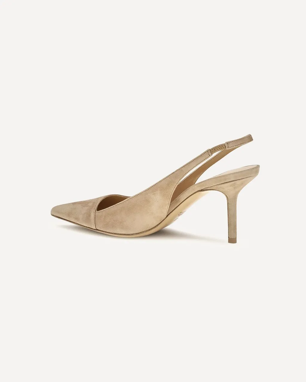 Francesco Russo Suede Slingback Heeled Pumps