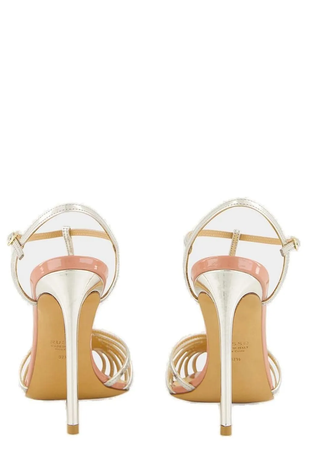 Francesco Russo Strapped Buckled Heel Sandals