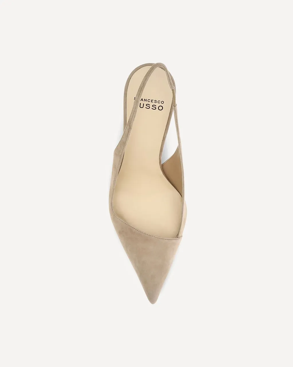 Francesco Russo Suede Slingback Heeled Pumps