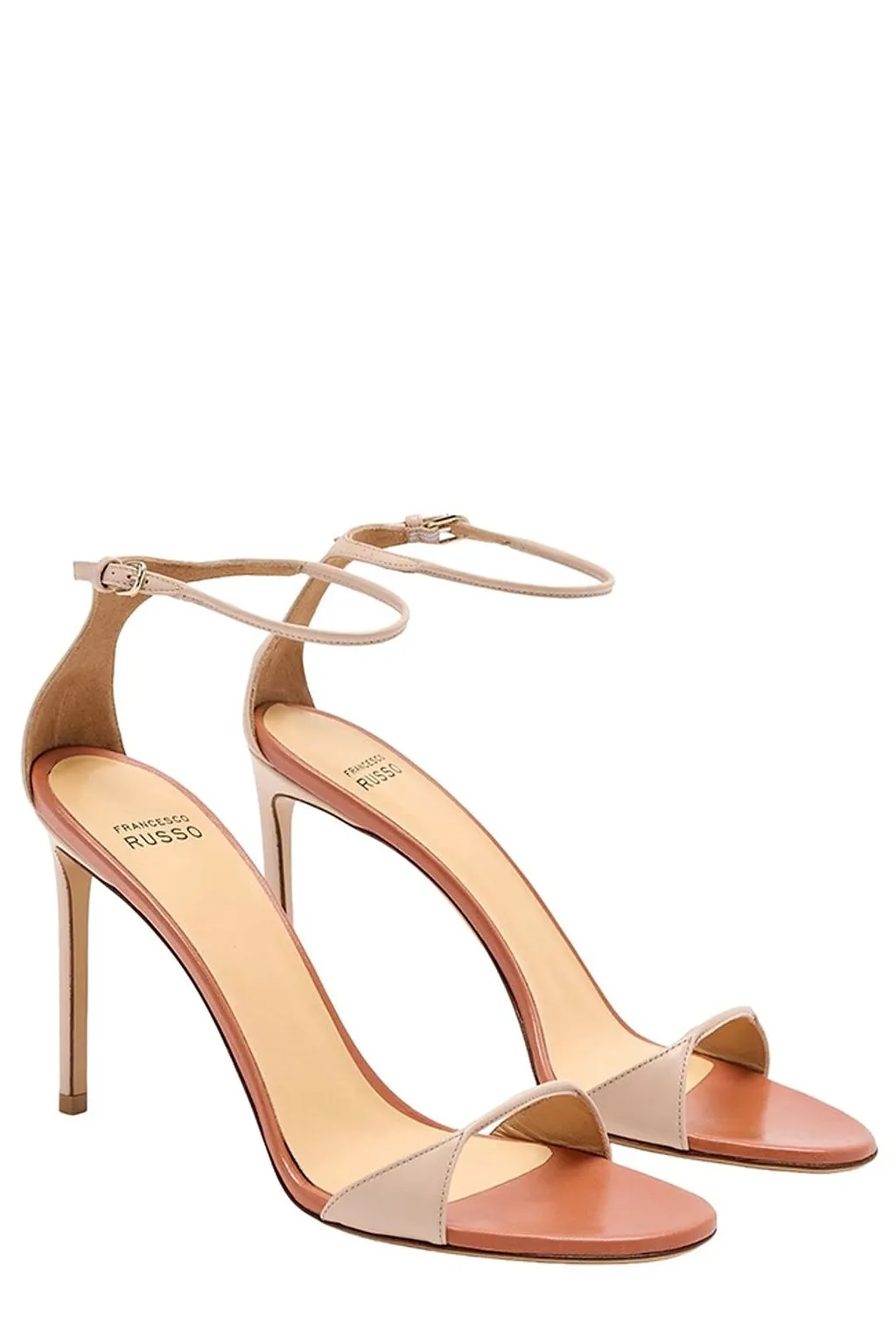 Francesco Russo T-Strap Heeled Sandals